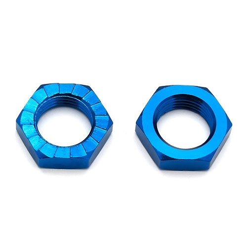 ASSOCIATED RC8B3/RC8B3.1/RC8B3.2 WHEEL NUTS 17MM BLUE